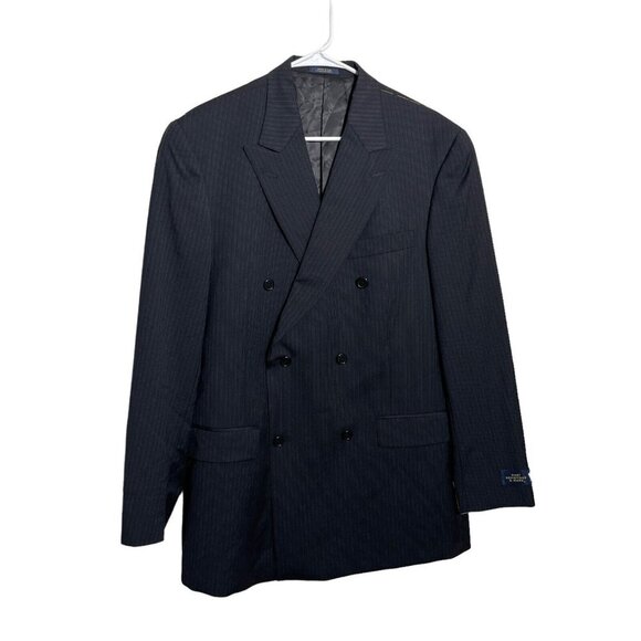 Hart Schaffner & Mark For Dillard's Men's 42 Pin Stripe Jacket Double NWT